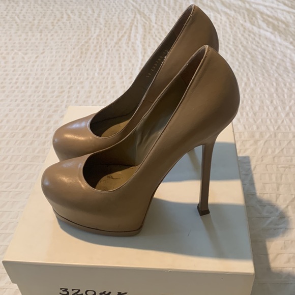 YSL Tribtoo heels in Nappa/Nude size 38/8. - Picture 3 of 6